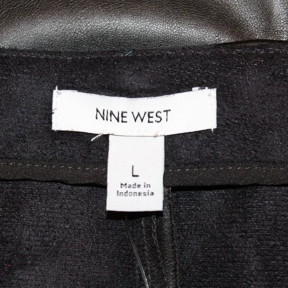 Nine West faux leather skirt (women’s L) (NWT) - Picture 9 of 11